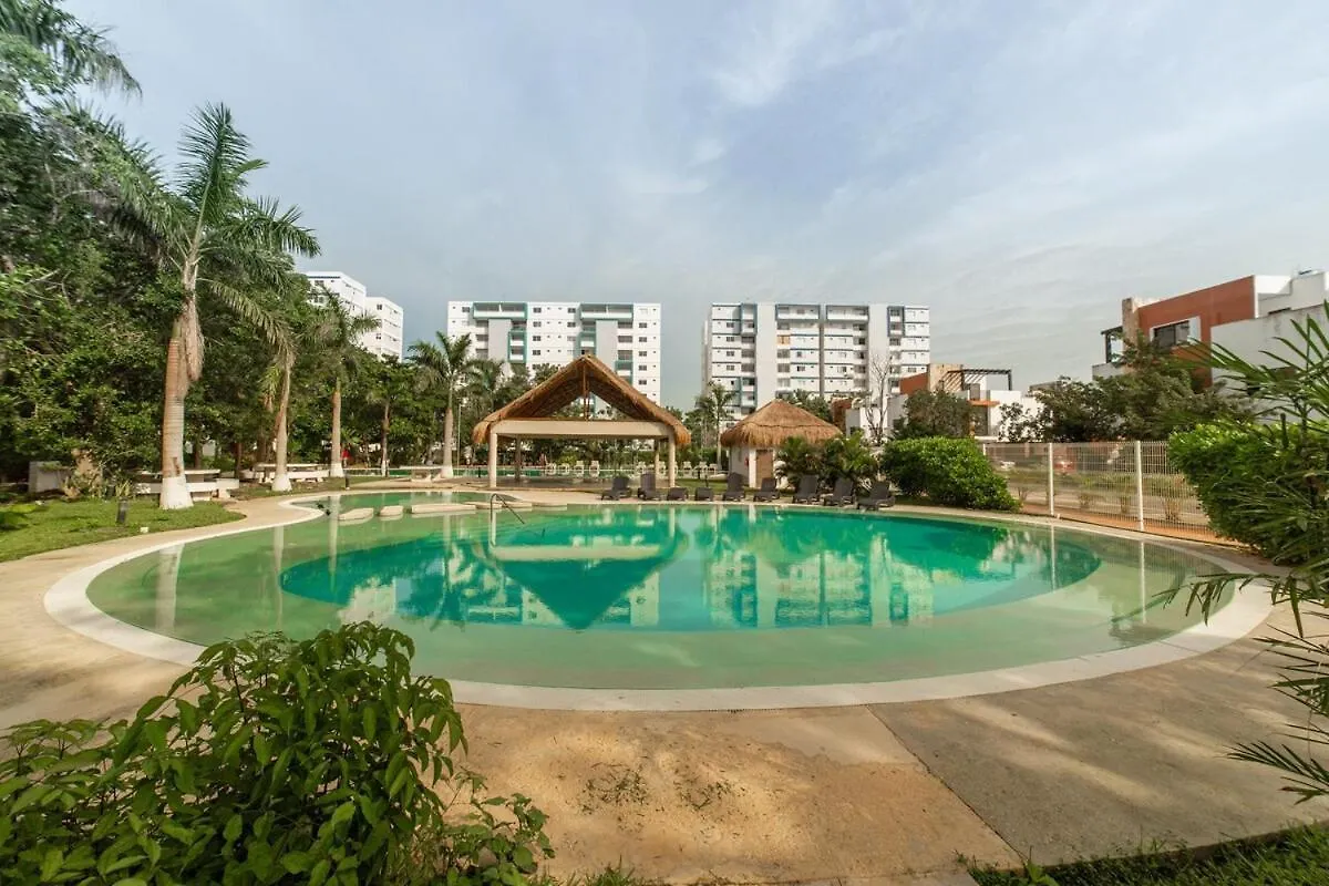 Fantastic Apartment Near Downtown, Amazing Pools And Areas Cancun